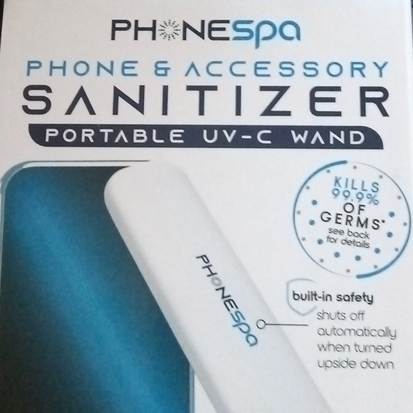 NEW/SEALED PhoneSpa Phone & Accessory Sanitizer Wand USB Rechargeable - Picture 2 of 9